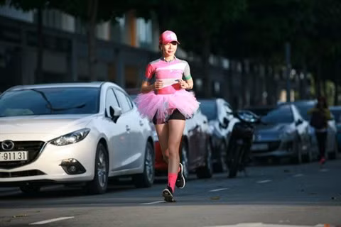 Une Vietnamienne court le Marathon du Pôle Nord 2018 ảnh 1