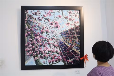 Les peintures de l’amour d’un couple vietnamien de Washington DC ảnh 1