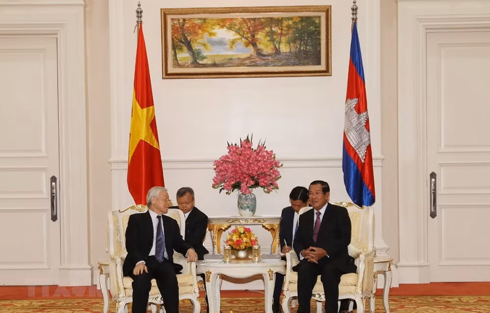 Déclaration commune Vietnam – Cambodge ảnh 1