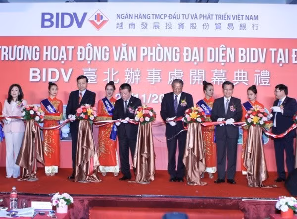 La BIDV ouvre un bureau de représentation à Taiwan (Chine) ảnh 1