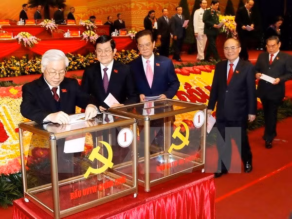 Publication des résultats d'élection du nouveau CC du PCV ảnh 1 Publication des résultats d'élection du nouveau CC du PCV ảnh 1