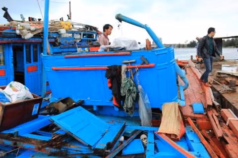 L’APV proteste contre la destruction d’un bateau de pêche vietnamien ảnh 1
