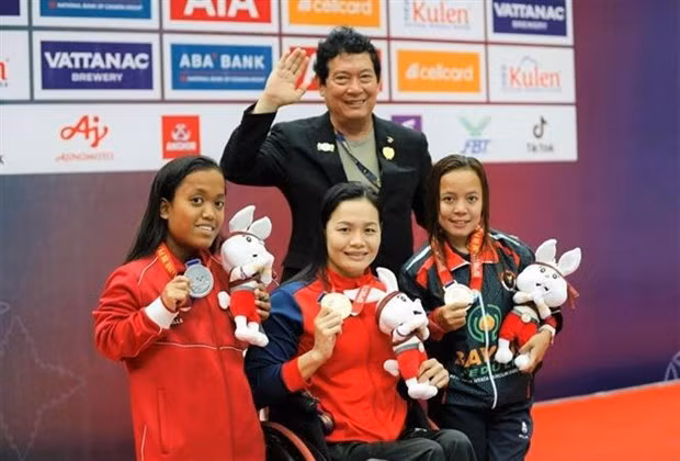 Fiertés pour le Vietnam aux 12e Jeux Paralympiques de l'ASEAN ảnh 1