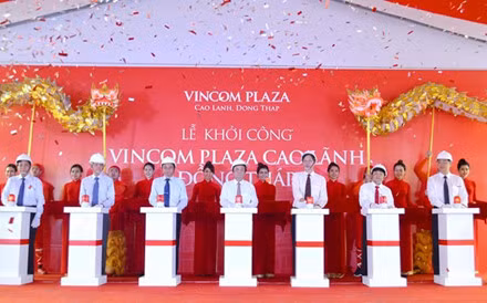 Mise en chantier d’un centre commercial Vincom à Dong Thap ảnh 1