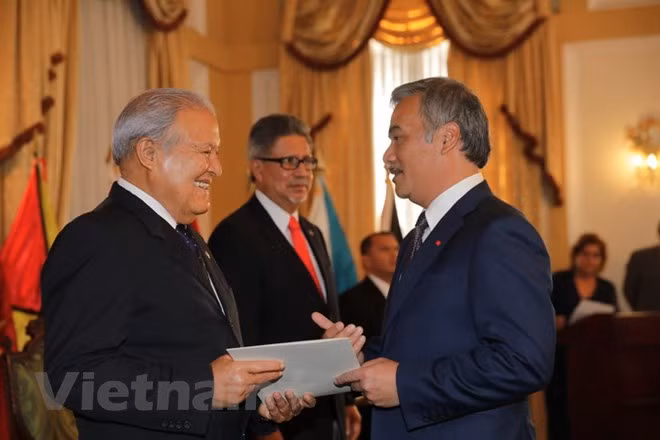 Le président du Salvador apprécie la coopération multiforme avec le Vietnam ảnh 1