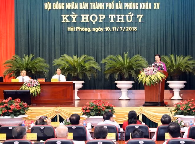 La 7e session du XVème mandat du Conseil populaire de Hai Phong ảnh 1