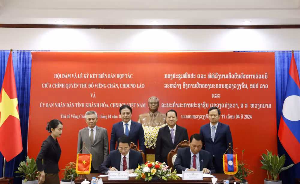 Khanh Hoa et Vientiane renforcent leur coopération dans divers domaines ảnh 1