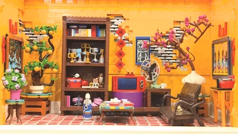 Un ingénieur qui voue au Lego une passion solide comme la brique ảnh 2
