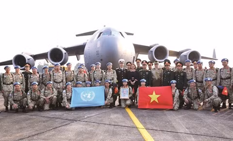 Casques bleus vietnamiens : mission accomplie malgré le COVID-19 ảnh 1