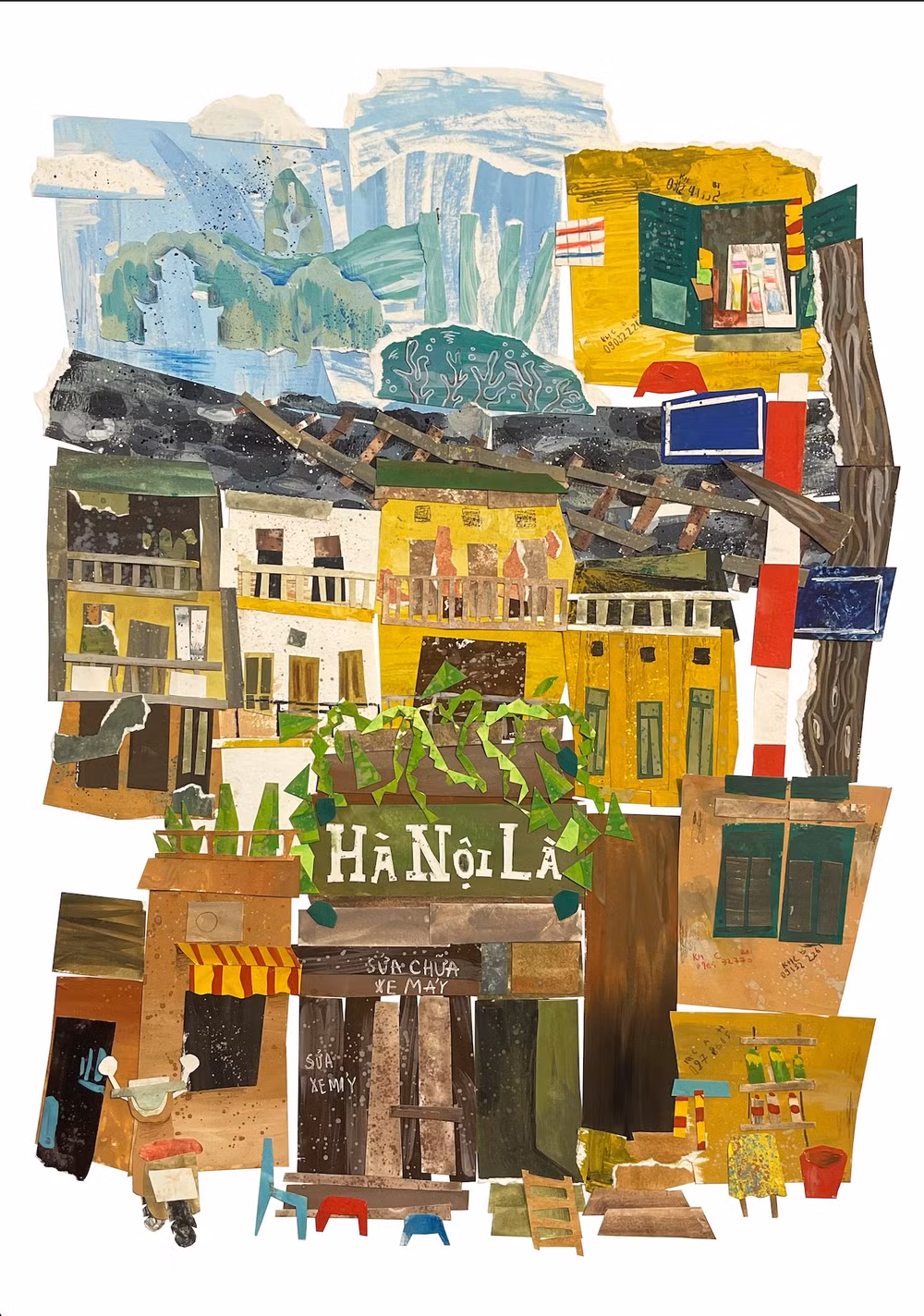 Résultats du concours d'illustration de la ville créative de Hanoï ảnh 5