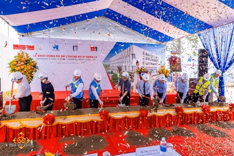 Lancement du projet d'agrandissement de l'école Dinh Thiên Ly ảnh 1 Lancement du projet d'agrandissement de l'école Dinh Thiên Ly ảnh 1
