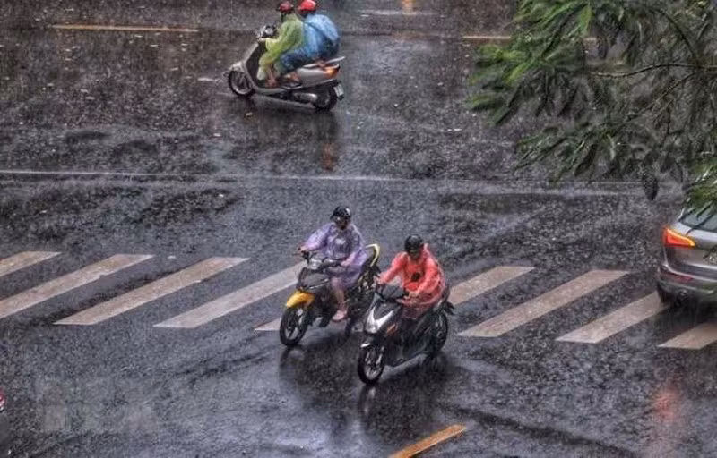 Temps froid accompagné de pluie dans le Nord ảnh 2