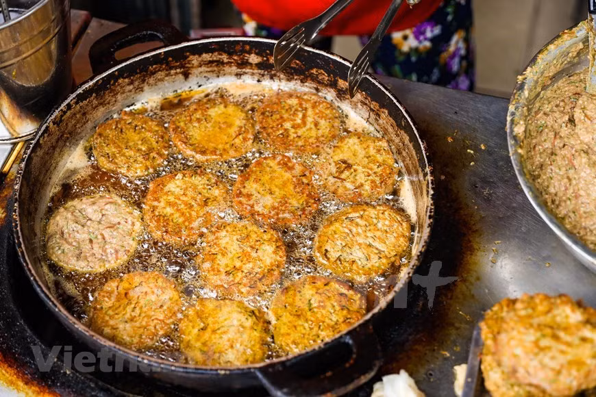 Les hachis frit de néréides de Hanoï ảnh 3