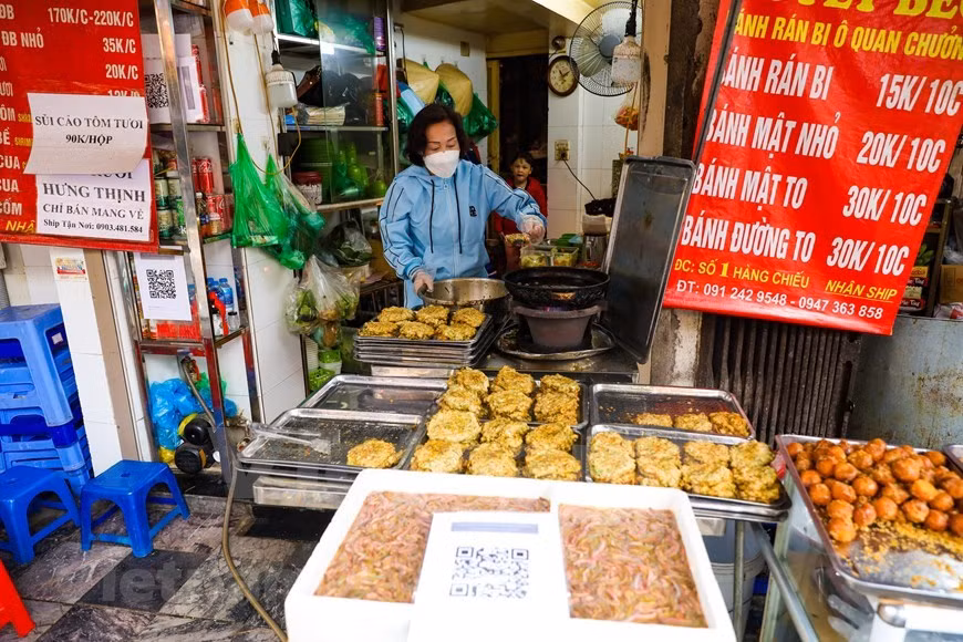 Les hachis frit de néréides de Hanoï ảnh 2