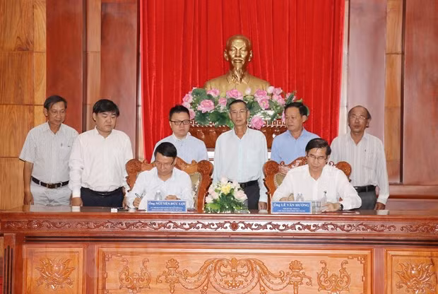 Renforcement de la coopération entre la VNA et Tien Giang ảnh 1