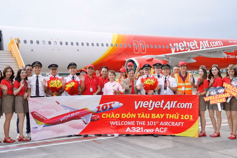 Vietjet vient d'accueillir son 101e avion ảnh 2