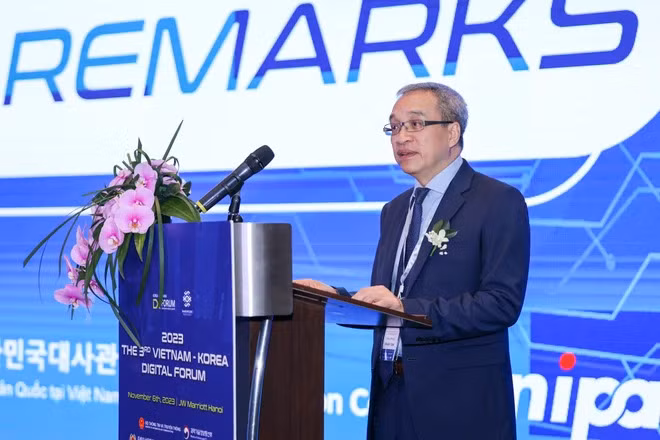 Ouverture du 3e Forum de coopération TIC Vietnam – République de Corée 2023 ảnh 2