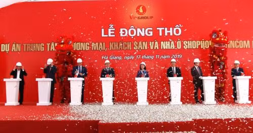 Mise en chantier d'un centre commercial Vincom à Ha Giang ảnh 1