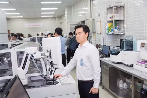 Inauguration du système Aptio Automation à l’hôpital Cho Rây ảnh 1 Inauguration du système Aptio Automation à l’hôpital Cho Rây ảnh 1