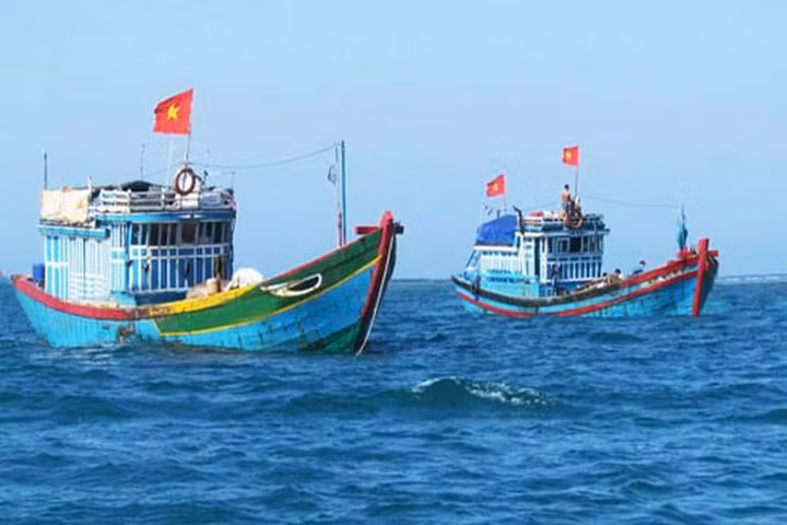 Da Nang: don de gilets de sauvetage polyvalents à des pêcheurs défavorisés ảnh 1 Da Nang: don de gilets de sauvetage polyvalents à des pêcheurs défavorisés ảnh 1