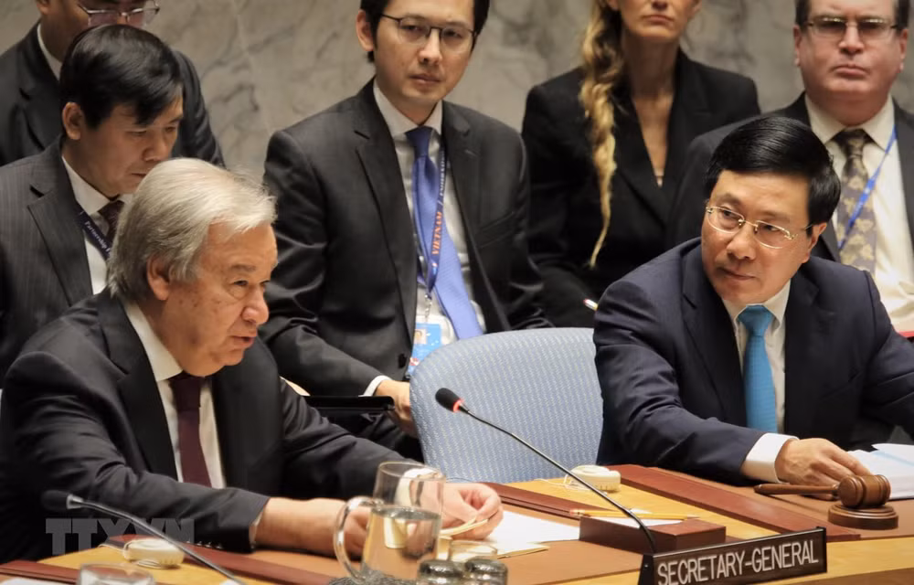 Activités du vice-PM Pham Binh Minh à New York ảnh 1