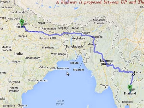 Inde, Thaïlande et Myanmar construisent une autoroute ảnh 1 Inde, Thaïlande et Myanmar construisent une autoroute ảnh 1