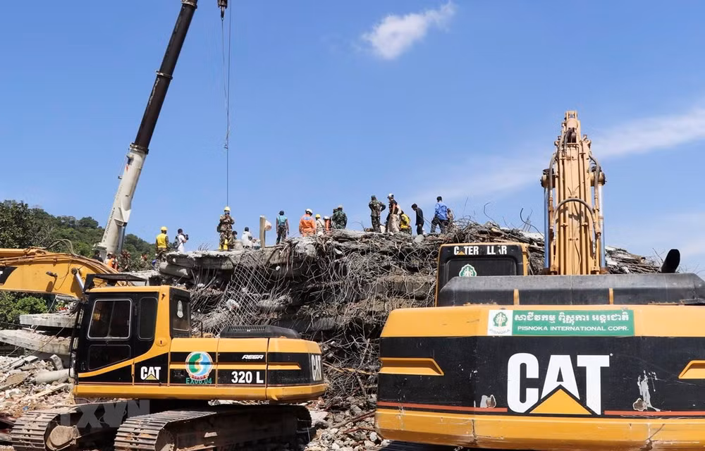 36 morts dans l’effondrement d’un immeuble à Kep ảnh 1