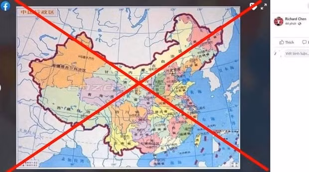 Sanction pour la diffusion d'une carte indiquant incorrectement la souveraineté du Vietnam ảnh 1
