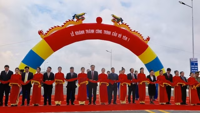 Inauguration du pont Vu Yen 1 à Hai Phong ảnh 1