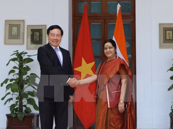 Le vice-Premier ministre Pham Binh Minh en visite officielle en Inde ảnh 1