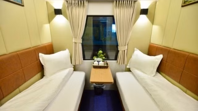 Des cabines de luxe à 2 lits dans des trains entre Hanoi-HCM-Ville ảnh 1 Des cabines de luxe à 2 lits dans des trains entre Hanoi-HCM-Ville ảnh 1