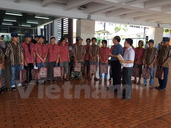 Trente-six pêcheurs vietnamiens de plus rapatriés de l’Indonésie ảnh 1