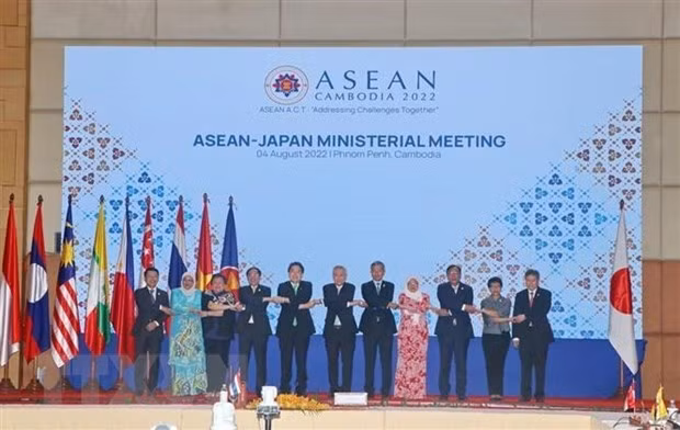 AMM-55 : le Japon et l'ASEAN s'engagent à coopérer pour une Indo-Pacifique libre et ouverte ảnh 1