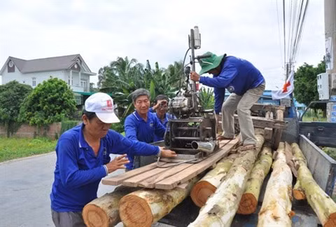 Ils construisent des maisons pour les plus démunis à Dông Thap Muoi ảnh 1