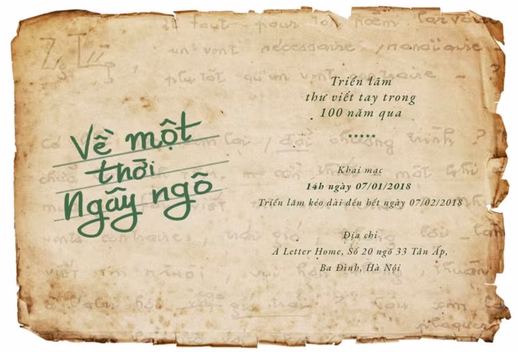 À Hanoi, une exposition feuillete cent ans en lettres manuscrites ảnh 1