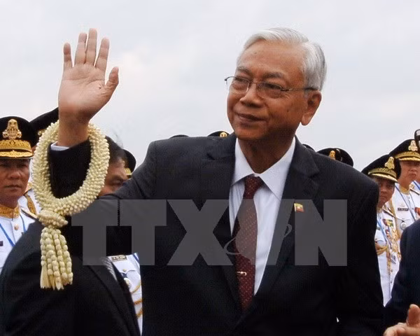 Le président du Myanmar commence sa visite en Chine ảnh 1