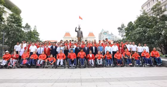 ASEAN Para Games 11 : cérémonie de départ de la délégation nationale ảnh 1
