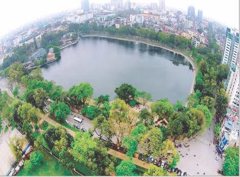Proposition de créer un espace piétonnier autour du lac Thuyen Quang à Hanoï ảnh 1