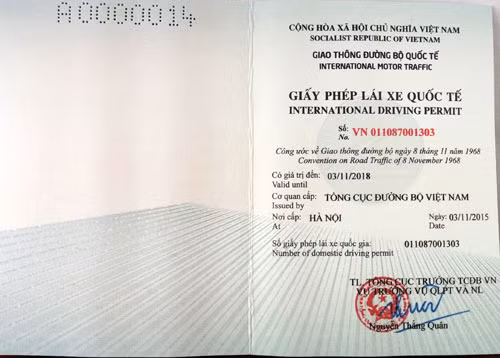 Le Vietnam délivre le permis de conduire international ảnh 1 Le Vietnam délivre le permis de conduire international ảnh 1