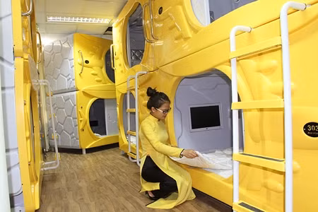 Nha Trang possède son premier hôtel capsule ảnh 1 Nha Trang possède son premier hôtel capsule ảnh 1