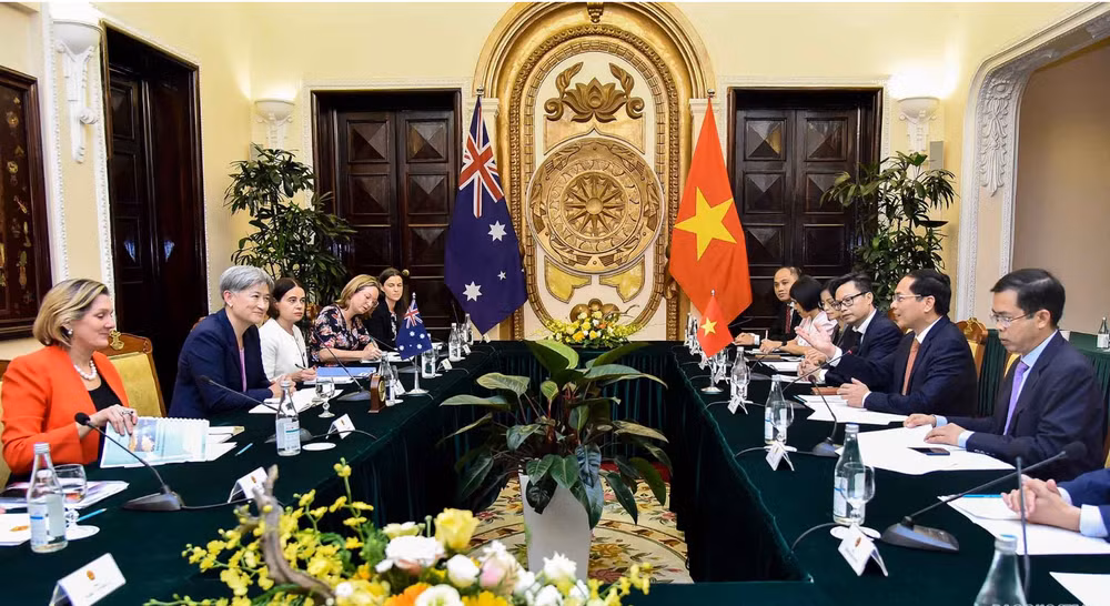 Vietnam-Australie: Entretien entre les ministres des Affaires étrangères ảnh 1 Vietnam-Australie: Entretien entre les ministres des Affaires étrangères ảnh 1