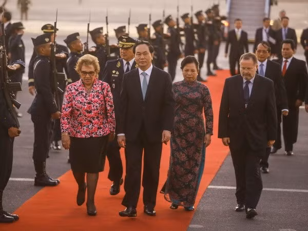 Le président Tran Dai Quang au Pérou pour assister au Sommet de l’APEC 2016 ảnh 1