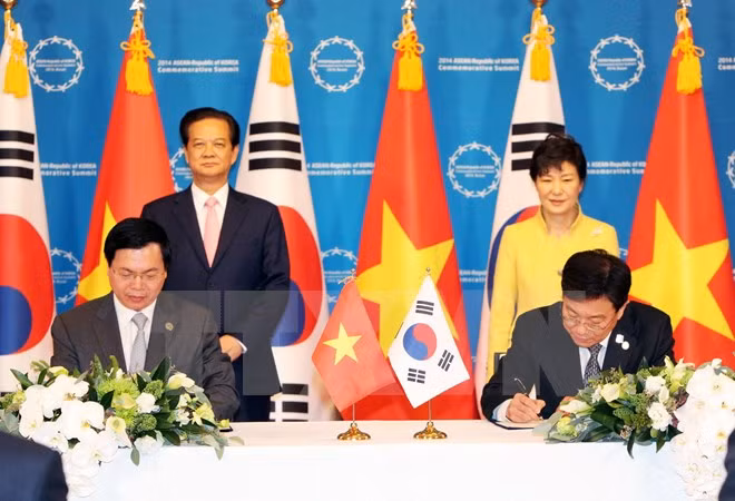 La présidente sud-coréenne salue la ratification de l’ALE avec le Vietnam ảnh 1