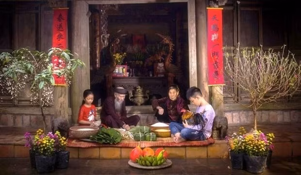Vivre le Têt vietnamien dans l’ancien village de Duong Lâm ảnh 1