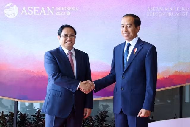 La visite du président Widodo approfondit le partenariat stratégique Vietnam-Indonésie ảnh 1