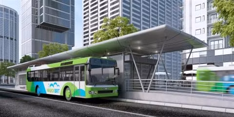 Hanoi va mettre en service huit lignes de bus rapide ảnh 1