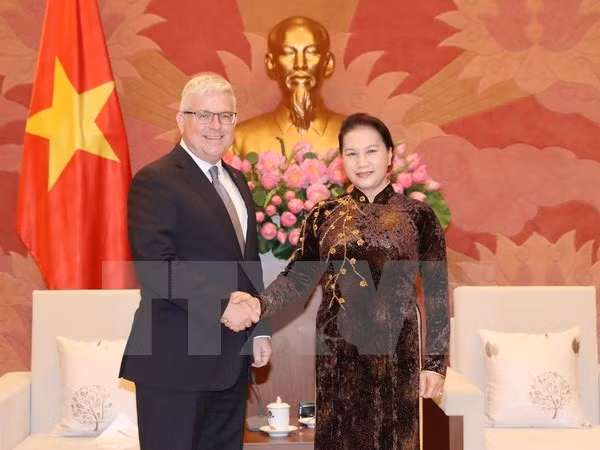 La présidente de l’AN reçoit l’ambassadeur d'Australie ảnh 1