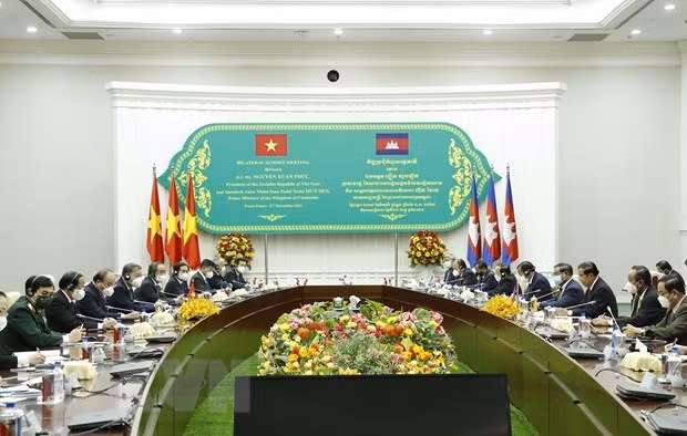 La visite d’Etat au Cambodge du président Nguyen Xuan Phuc couronnée de succès ảnh 1 La visite d’Etat au Cambodge du président Nguyen Xuan Phuc couronnée de succès ảnh 1