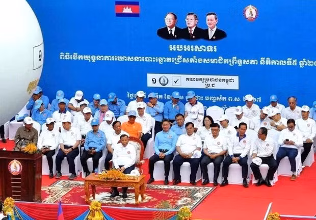 Début de la campagne pour les élections sénatoriales au Cambodge ảnh 1 Début de la campagne pour les élections sénatoriales au Cambodge ảnh 1