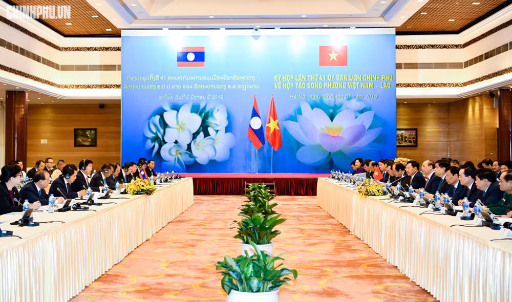 La 41e réunion du Comité intergouvernemental Vietnam-Laos à Hanoï ảnh 1 La 41e réunion du Comité intergouvernemental Vietnam-Laos à Hanoï ảnh 1
